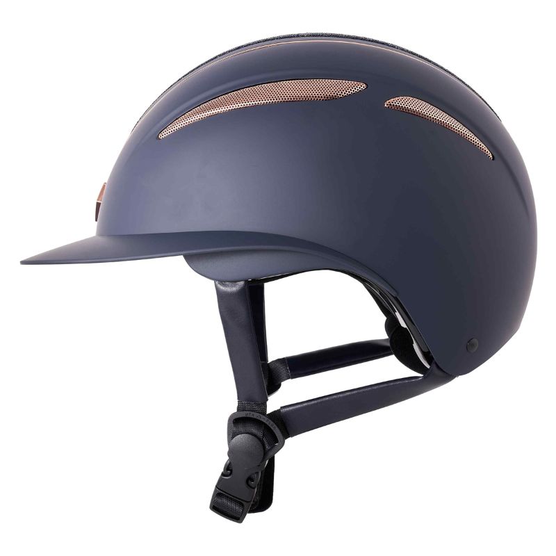 Casque IRHOlania Deluxe big visor Navy Rose gold