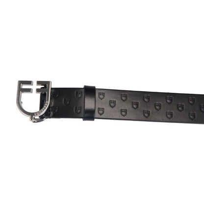 Ceinture en cuir souple de haute qualité avec logo Equestro