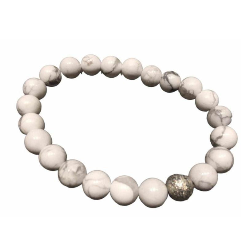 Bracelet Howlite - Tolérance