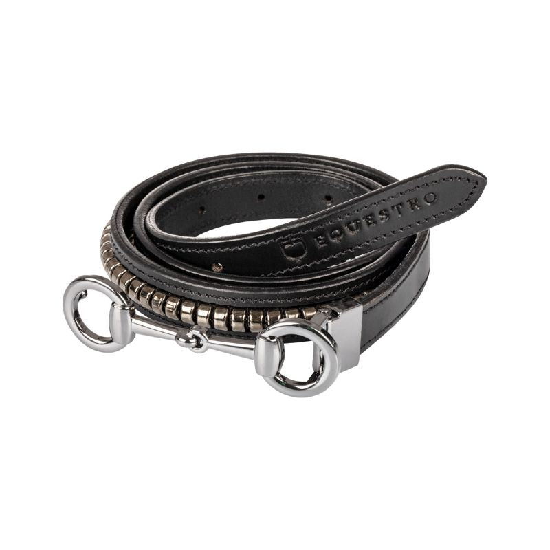 Ceinture Equestro pour femme en cuir souple de haute qualité.