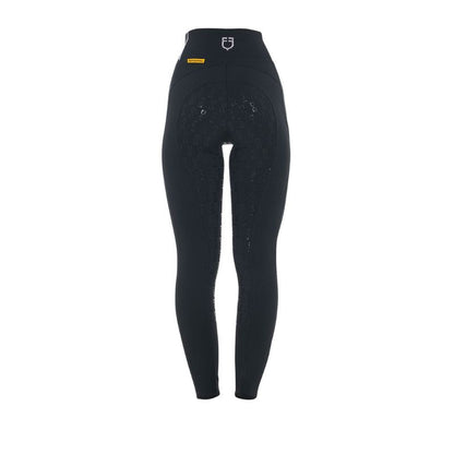 Equestro Leggings noir avec Strass