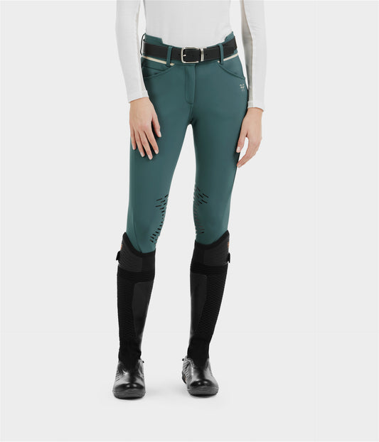 Pantaloni da equitazione X-design Verde balsamo 