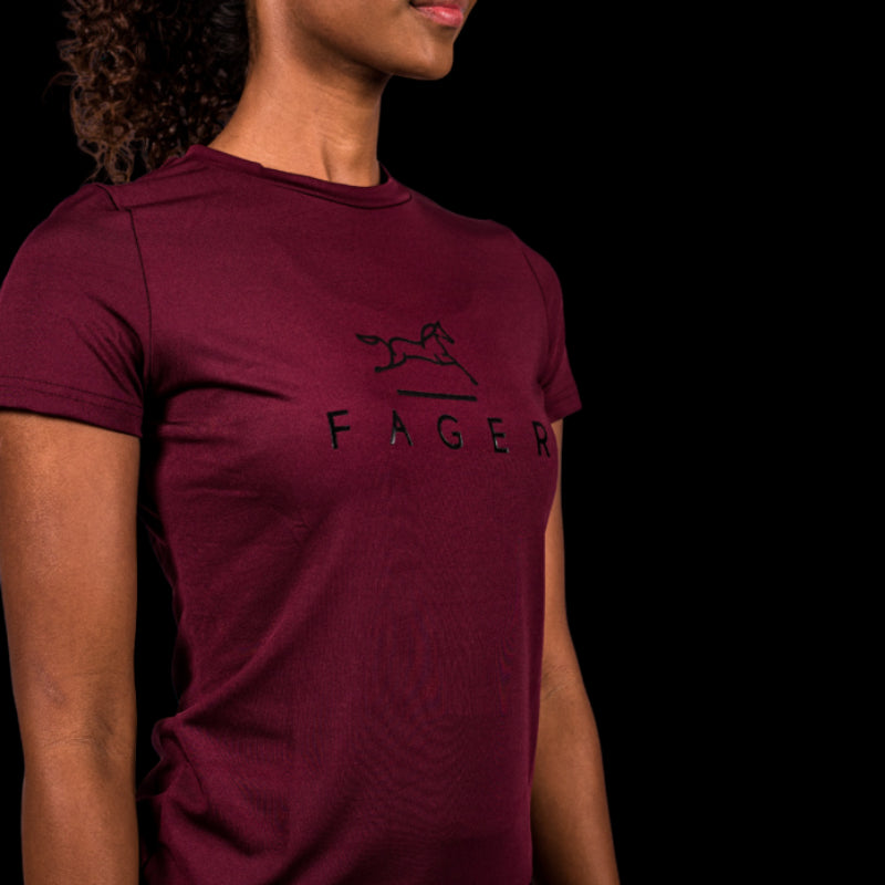 T-shirt Manche Courte Fia Burgundy Fager Equestrian   35,00 €