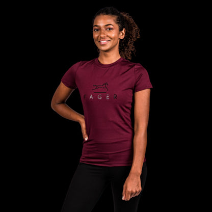 T-shirt Manche Courte Fia Burgundy Fager Equestrian   35,00 €